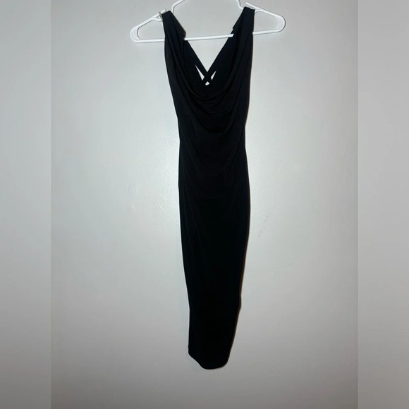 NOOKIE midi length cowl neck dress size small - Picture 1 of 9